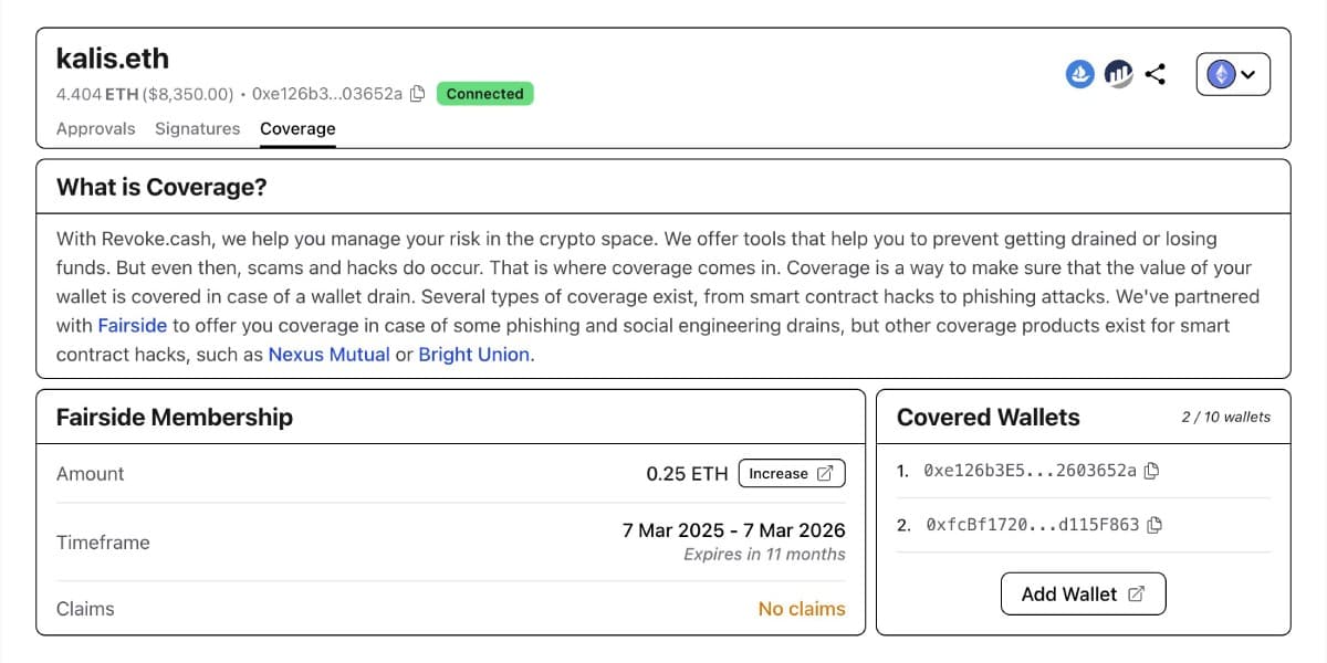 Fairside Coverage Integration